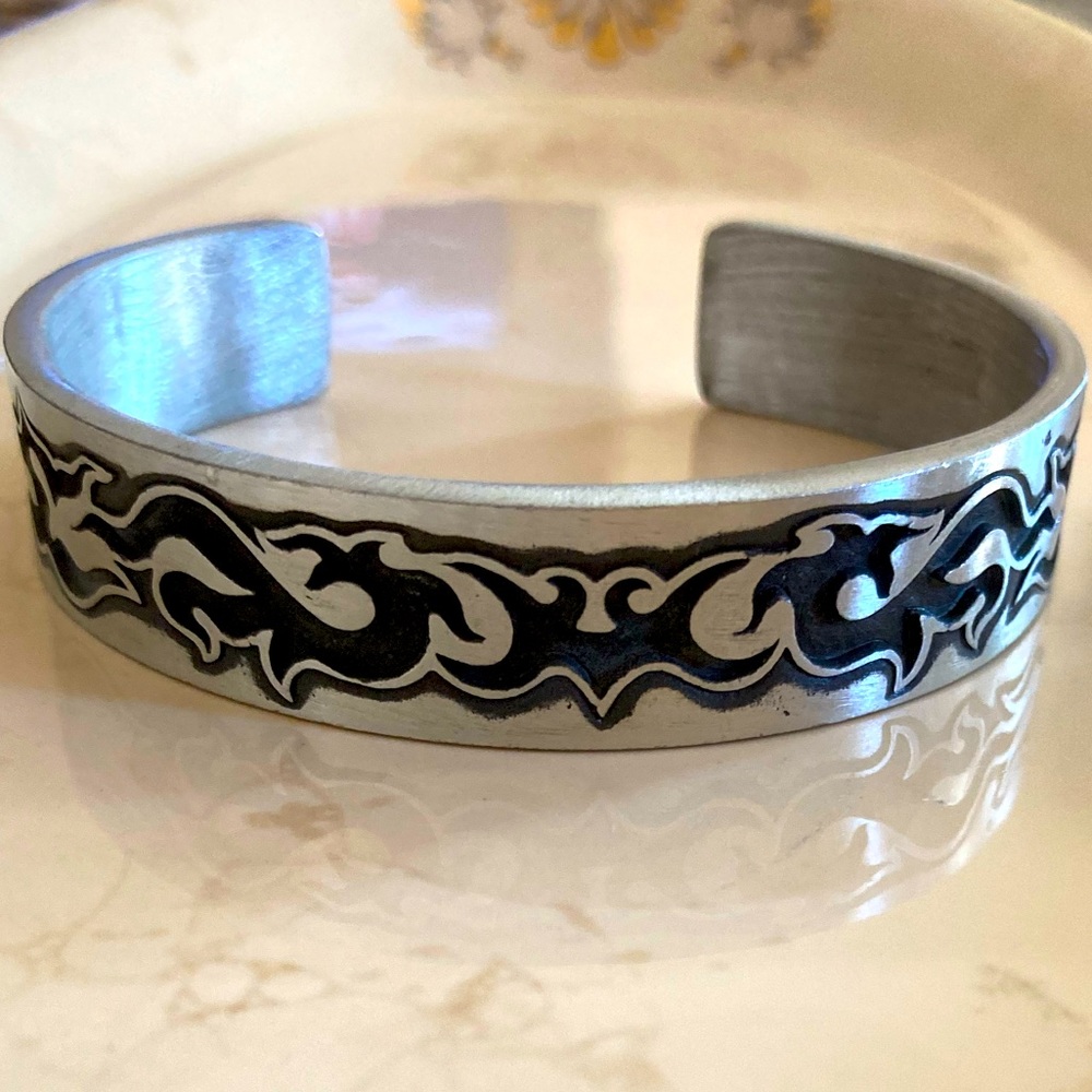 Tribal Style Cuff Bracelet - 4